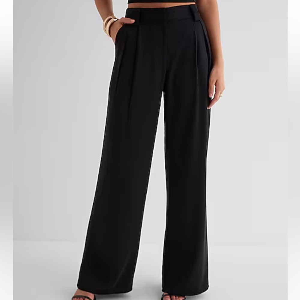 Express Stylist High Rise Wide Leg - Pants